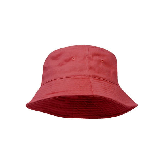 Pigment Dyed Bucket Hat, Red