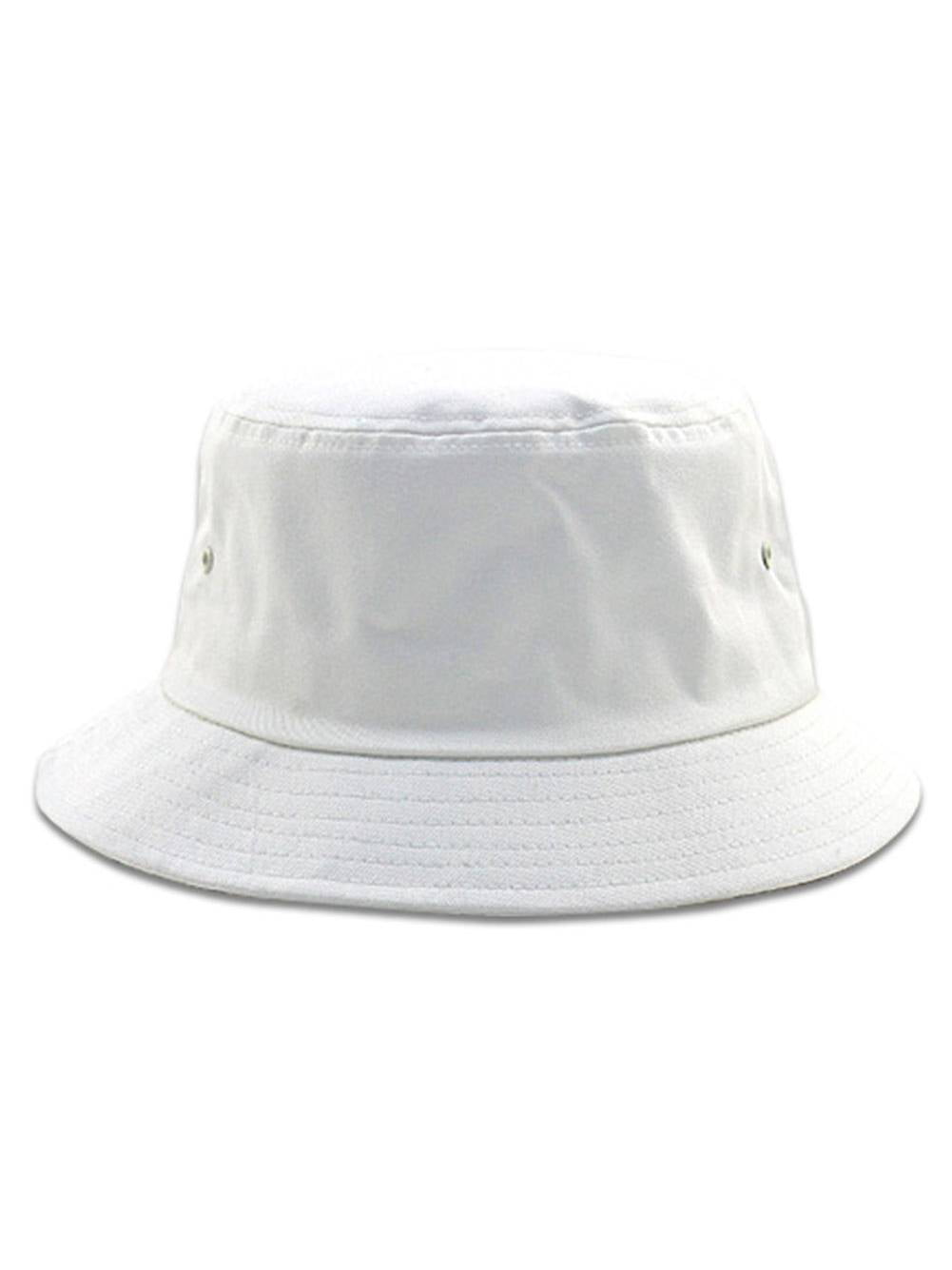 Pigment Dyed Bucket Hat-White