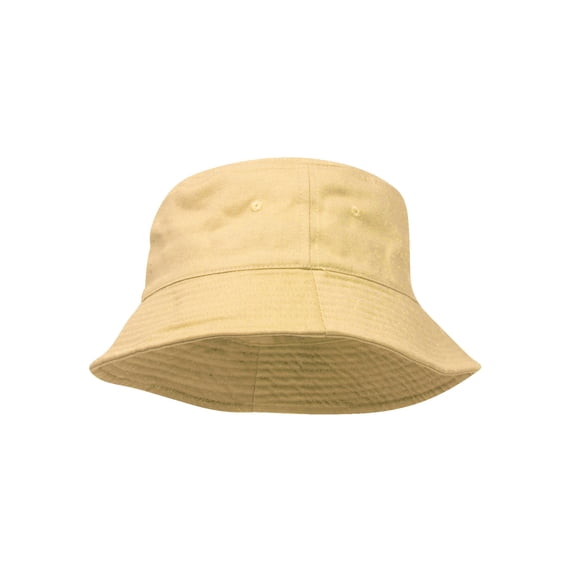 Pigment Dyed Bucket Hat-Yellow
