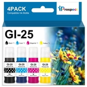 Pigment GI-25 GI25 Ink Refill Bottles Replacement for GI-25 Ink Bottles Compatible with GX2020 GX1020 Printers Ink 4 Pack