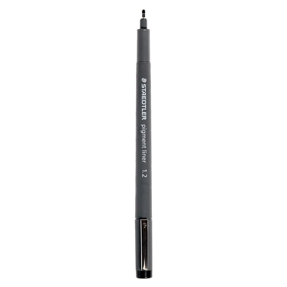 Pigment Liner 1.2 mm, black (pack of 10)
