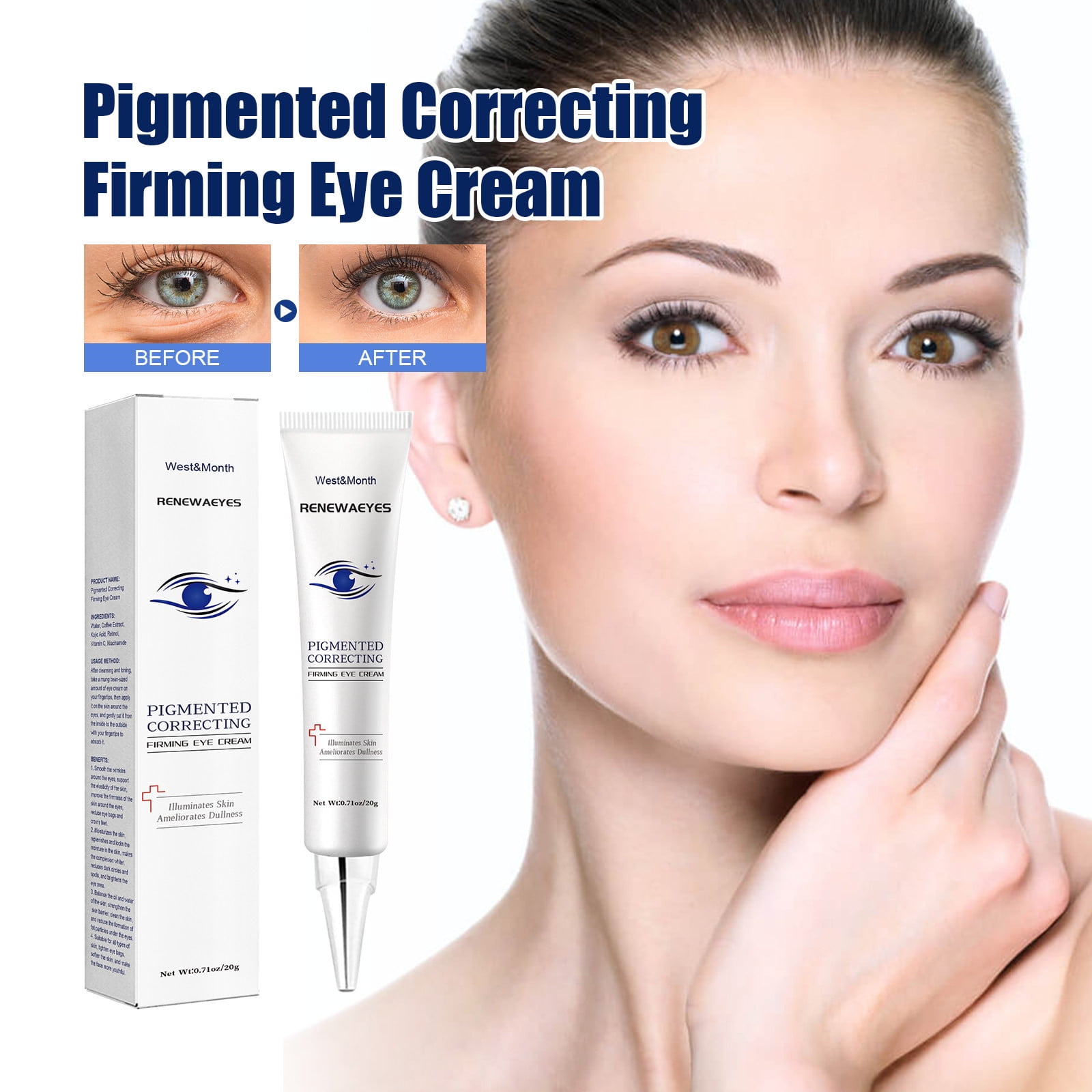 Pigmented Correcting Firming Eye Cream,Pigmented Correcting Firming Eye
