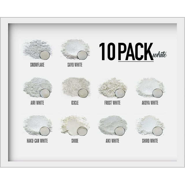 Pigments White Mica Pigment Powder Set Mica Powder for Epoxy Resin