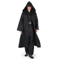 Pigmiss Mens Cosplay Costume Black Tunic Hooded Cloak Robe Uniform Suit ...