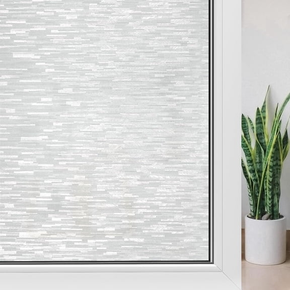 Pigo Window Privacy Film, Frosted Glass Window Film Static Cling Covering, Non Adhesive Privacy Clings Vinyl, Removable Frosting Sticker for Home Decoration, 35.4 x 78.7 Inches