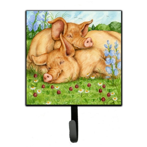 Pigs Tamworths In Clover Leash or Key Holder