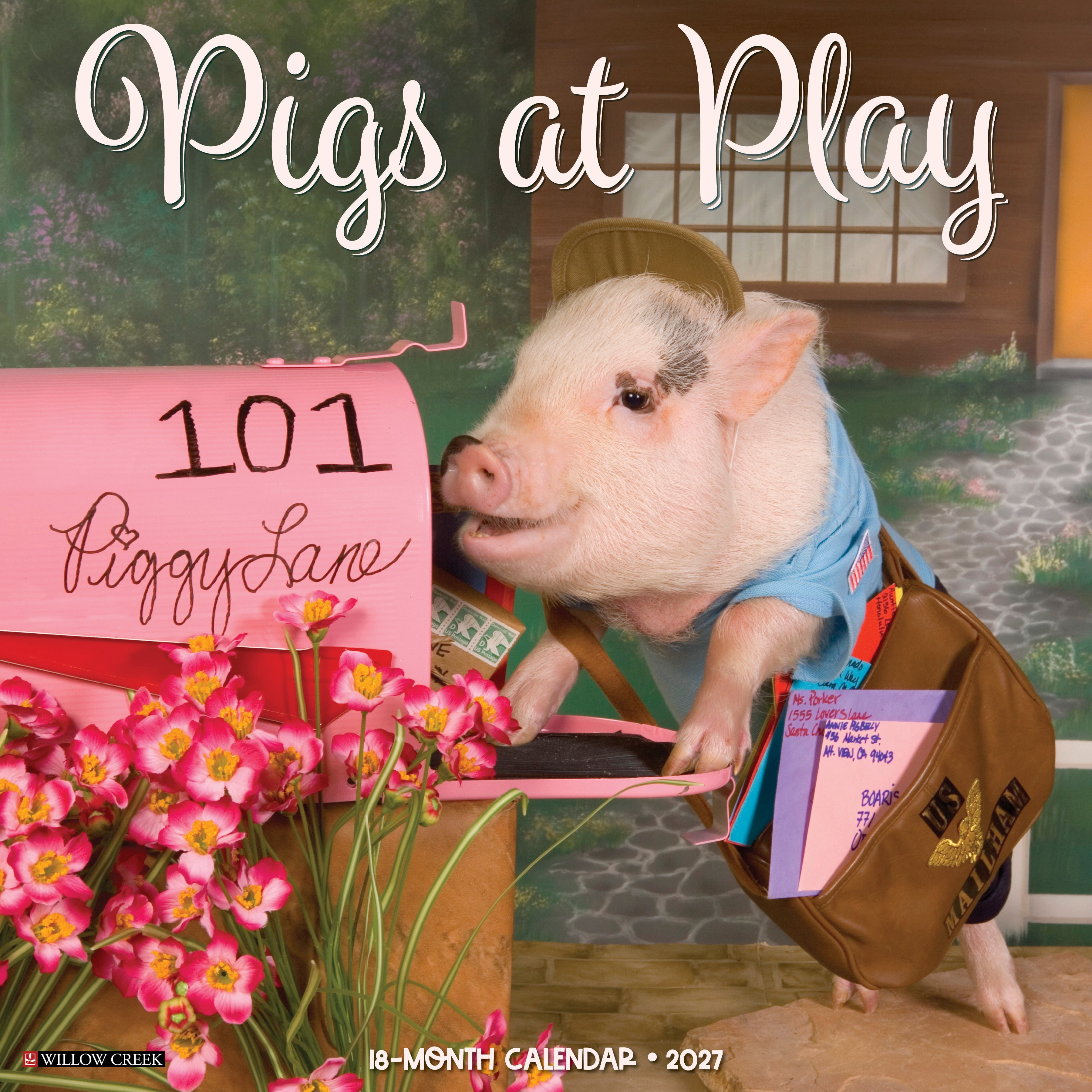 Willow Creek Press, Pigs at Play 2027 Wall Calendar