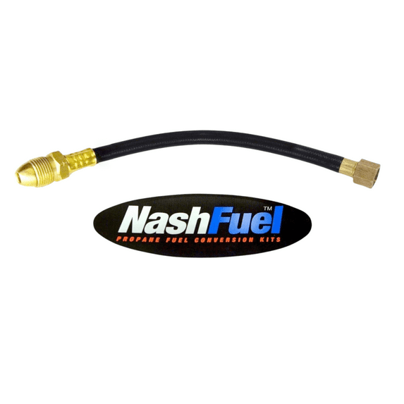Pigtail Male POL to Female 3/8" Flare Propane LPG BBQ Grill Rubber Hose