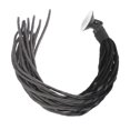thumbnail image 1 of Pigtail Ramp Gradient Braids Ponytail Helmet Decoration with Suction Cup for Bike Motorcycle Black Gray, 1 of 6