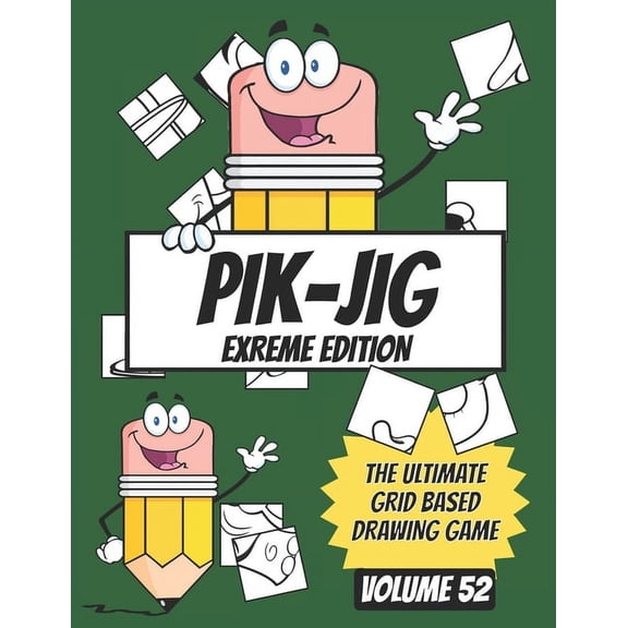 Pik-Jig: Pen and Ink Grid Adventures - Dive into Artistic Exploration with this Activity Book for Adults: Embark on an Artistic Journey with this Art Inspiration Book (Paperback)