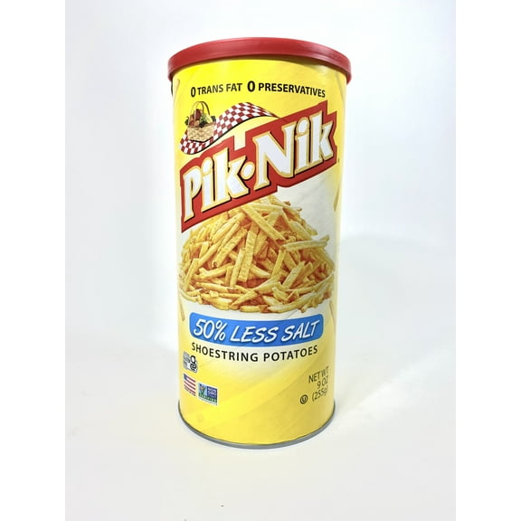 Pik Nik 50% Less Salt Shoestring Potatoes 255 g