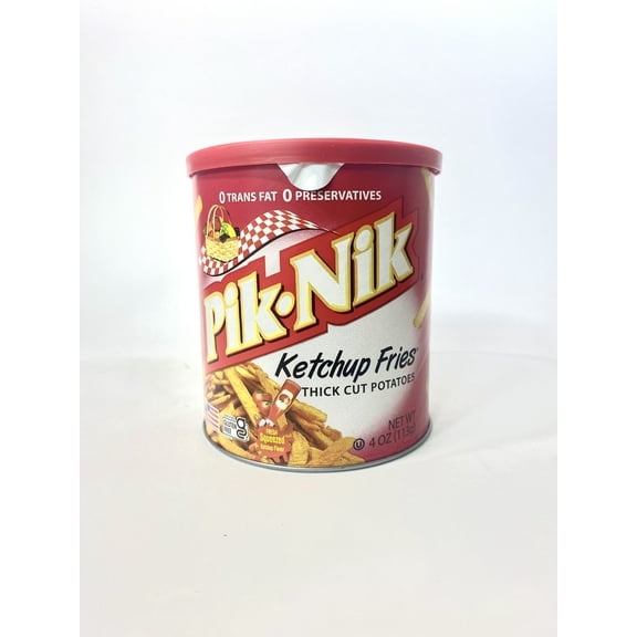 Pik-Nik Ketchup Fries (Thick-Cut Potatoes) 4 oz per pack (2-PACK)