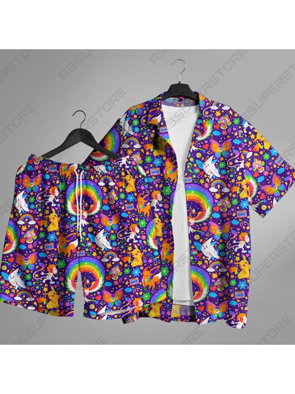 Pika Evo Hawaiian Button-Up Shirt Tropical Hawaii Shirt Gift 1714742926
