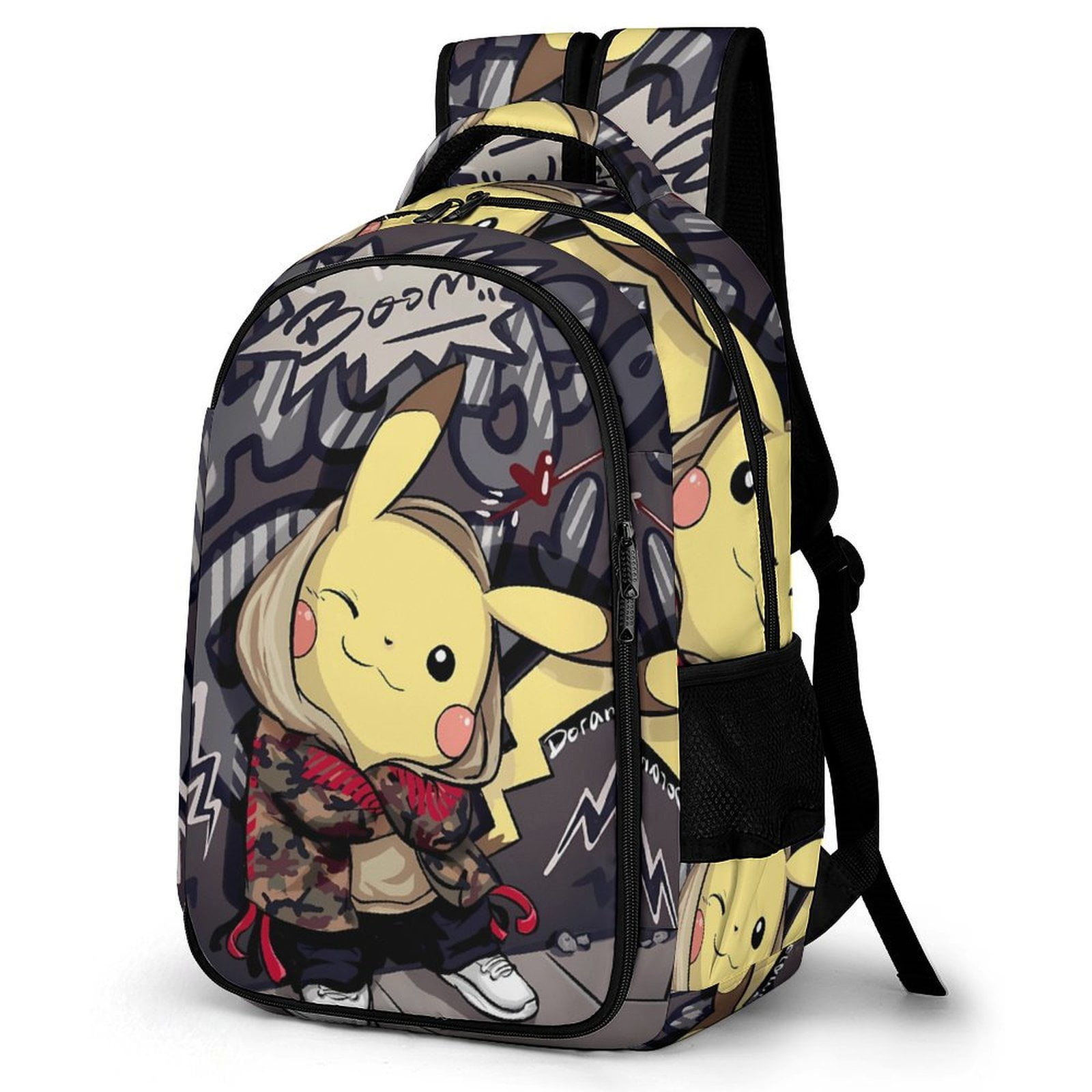 Giraffe Print Backpack For Kids - 16 Inch Cute School Bookbag With Adjustable Straps, Large Capacity - View #10