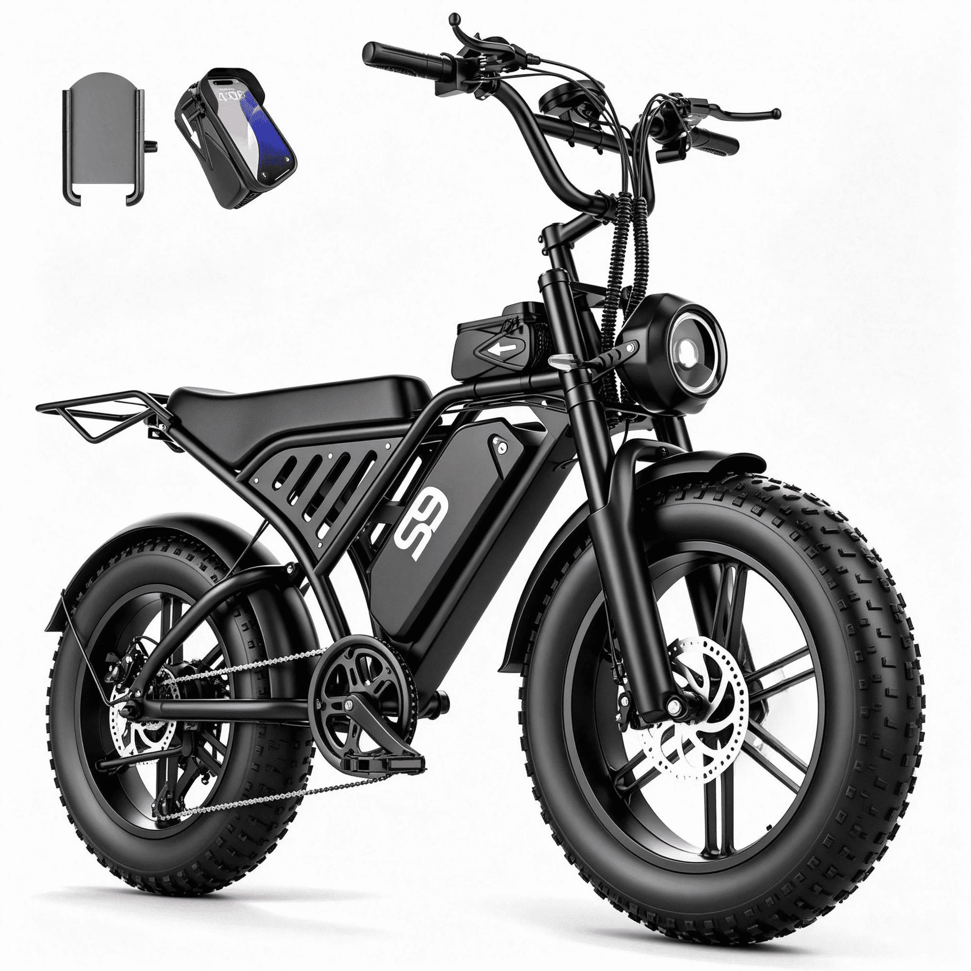 PostJoy Electric Bike, 2500W Motor, 48V20Ah Battery, 7-Speed, Fat