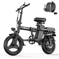 thumbnail image 1 of Pikabike Foldable Electric Bike for Adults, 14" Tires, 750W Peak Motor, 48V 15Ah Removable Battery, UL2849 Certified Lightweight Foldable E-Bike, 1 of 7