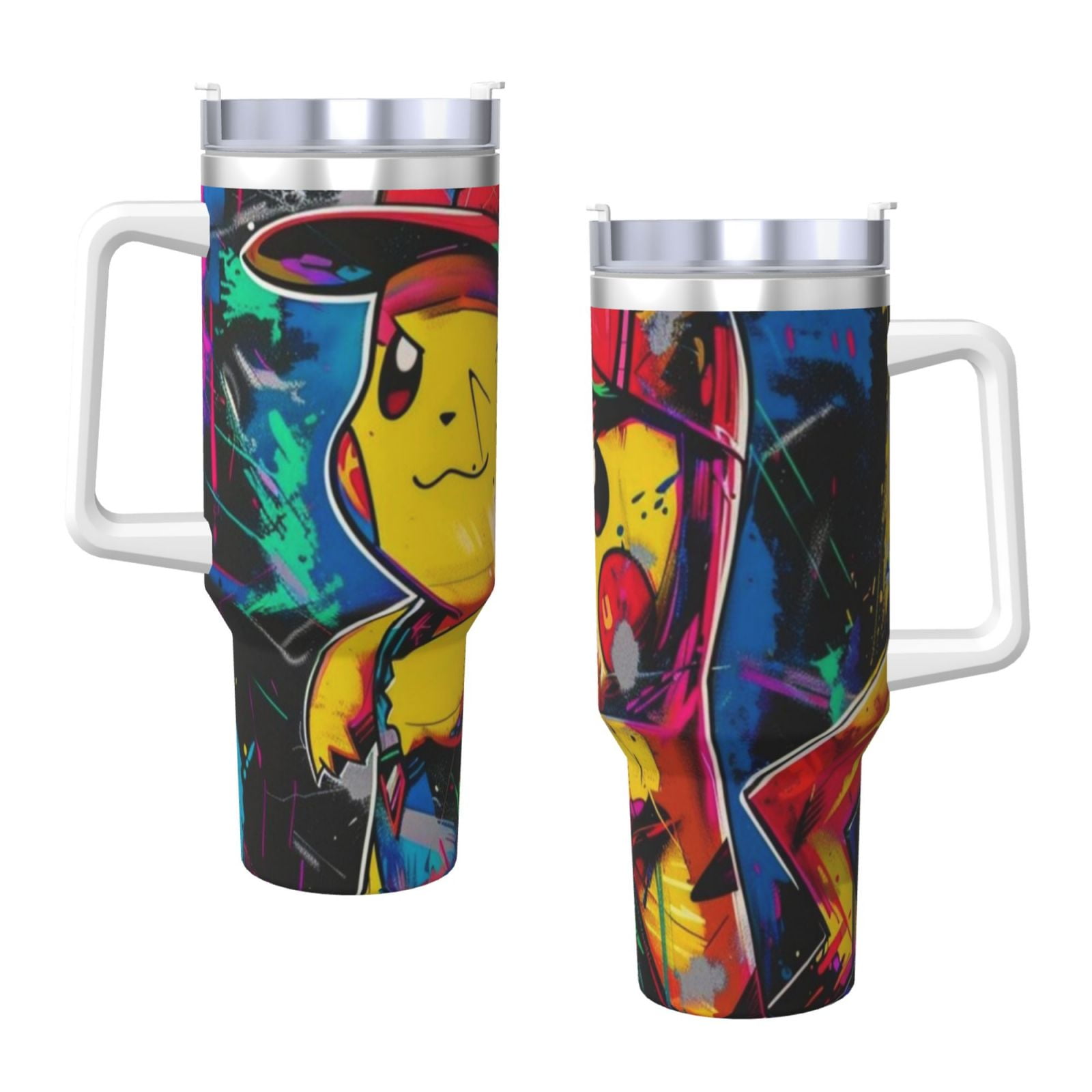 Pikachu 40oz H2.0 Stainless Steel Vacuum Insulated Tumbler With Lid And