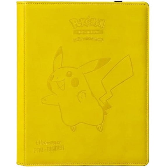 Ultra Pro Pikachu 9-pocket Premium PRO-Binder for Pokmon Yellow, Small