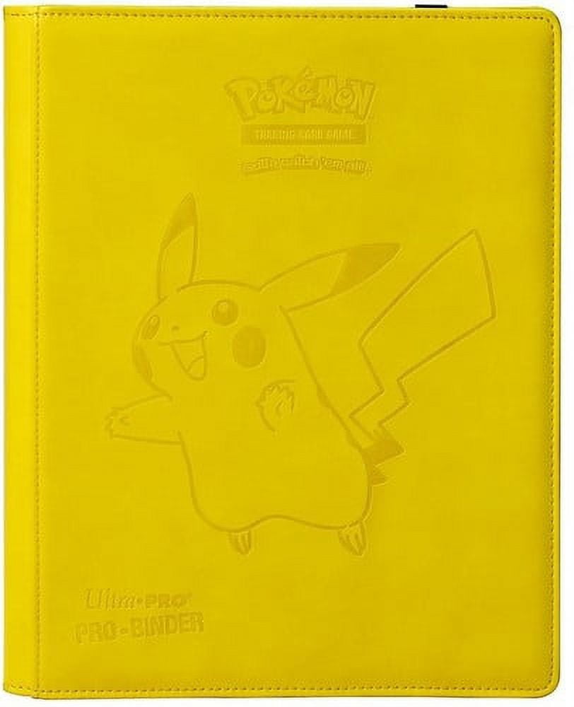 Ultra Pro Pikachu 9-pocket Premium PRO-Binder for Pokmon Yellow, Small