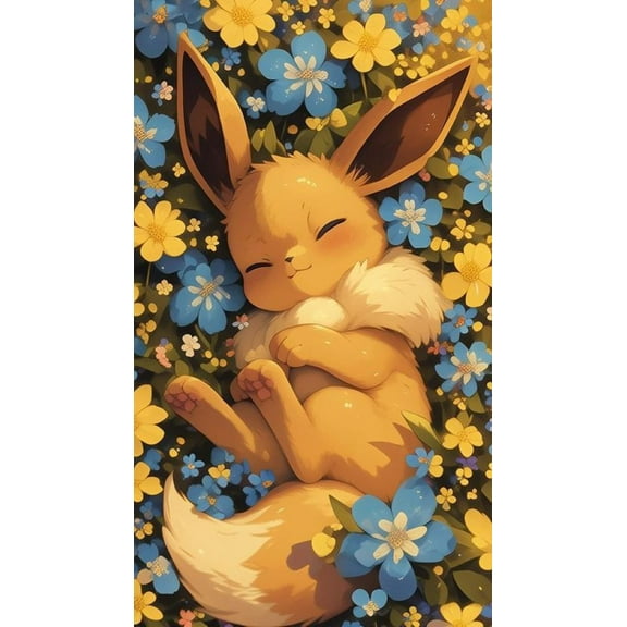 Pikachu Diamond Painting Kits for Adults,5D Diamond Painting Full Drill Round Rhinestone Diamond Art Kits,DIY Anime Diamond Dots Arts Craft for Home Wall Decor 12x16 inch