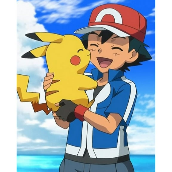 Pikachu Diamond Painting Set (for Adults) 5D DIY Anime Diamond Art Set (for Beginners) Round Full Diamond Diamond Painting Gem Art Crafts (Home Wall Decoration Gift)