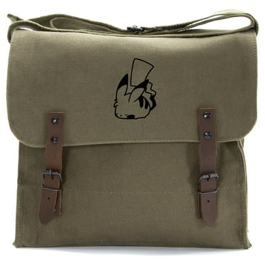 Pikachu Heavyweight Canvas Medic Shoulder Bag in Olive