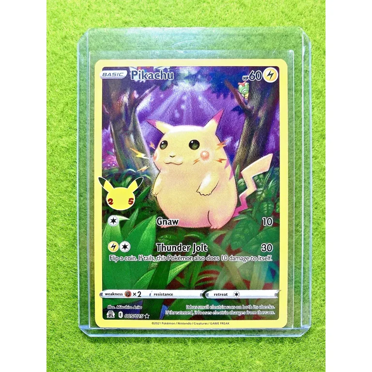 Pikachu POKEMON CARD CELEBRATIONS FULL ART 2021 Pokmon PIKACHU Card Art - Walmart.com Pikachu POKEMON CARD CELEBRATIONS FULL ART 2021 Pokmon PIKACHU Card Art - Walmart.com