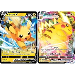 Pikachu V & Vmax SWSH285 - SWSH286 - Pokemon Black Star Promo Card Set - Crown Zenith