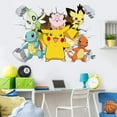 thumbnail image 1 of Pikachu Wall Stickers Game Wall Decal Self-Adhesive Pikachu Wall Sticker for Room Bedroom Living Room Art Home Decor Size(40X60cm), 1 of 5