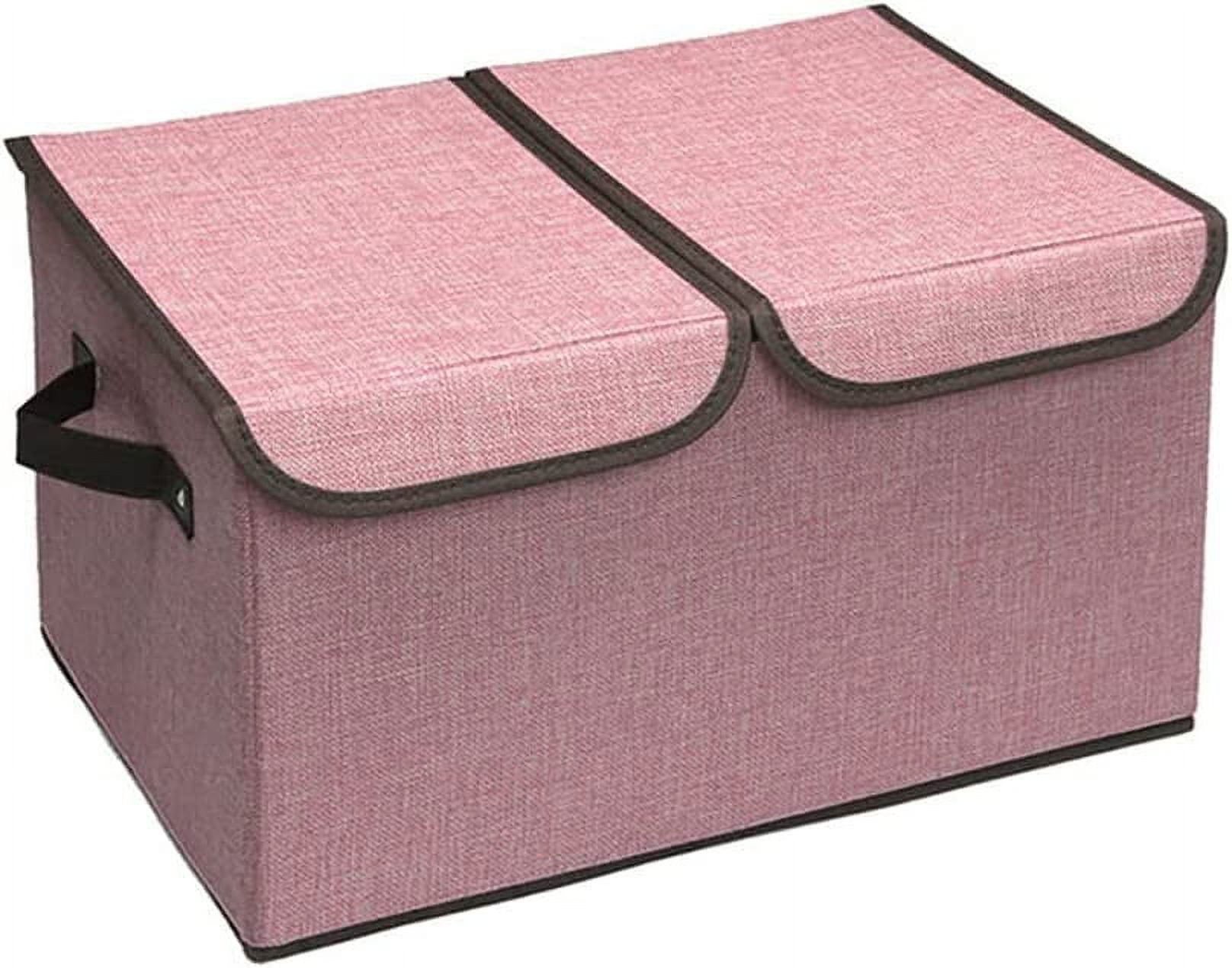 Pikadingnis Foldable Storage Boxes Fabric Storage Bins with DoubleOpen