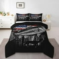 thumbnail image 1 of Pike Fish Comforter Set Queen Size Fishing and Hunting Themed Bedding Sets for Adult American Flag Deer Bedding Comforter Sets Hunting Deer Down Comforter Animal Duvet Set, 1 of 7