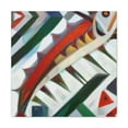 thumbnail image 1 of Pike Fish Impressionism - Canvas, 1 of 25