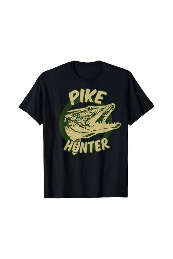 Pike Hunter T-Shirt Northern Pike Fish Lovers Tee Gift, Unisex T-Shirt