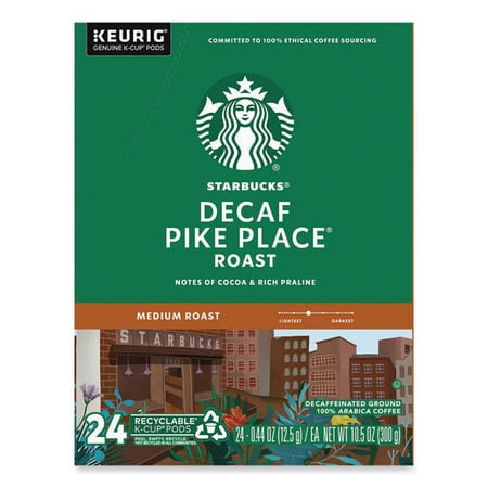 Pike Place Decaf Coffee K-Cups, 96/carton | Bundle of 10 Cartons