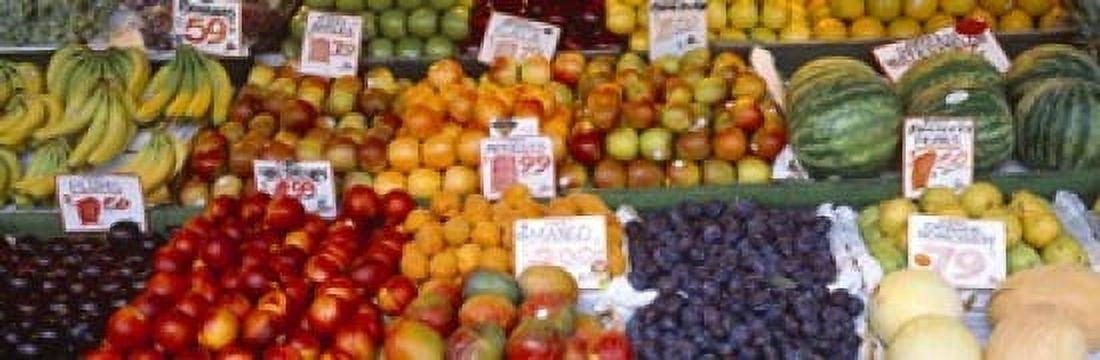 Pike Place Market Seattle WA USA Canvas Art - Panoramic Images (18 x 6)