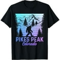 thumbnail image 1 of Pikes Peak Colorado Bigfoot Funny Rocky Mountains Souvenirs T-Shirt, 1 of 3