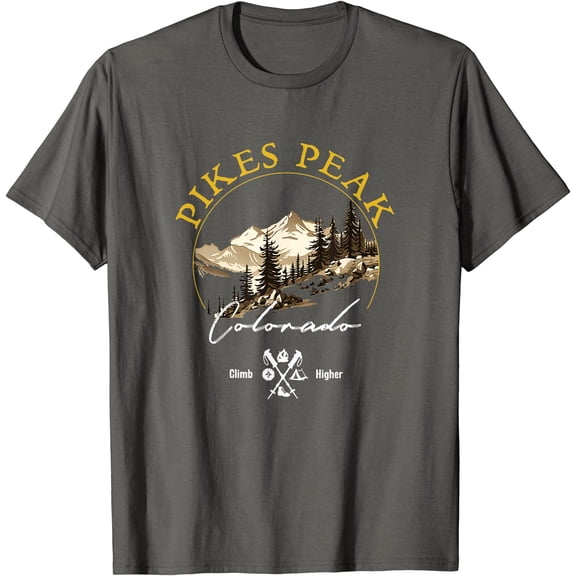 Pikes Peak Retro Vintage Apparel - Pikes Peak Souvenir T-Shirt