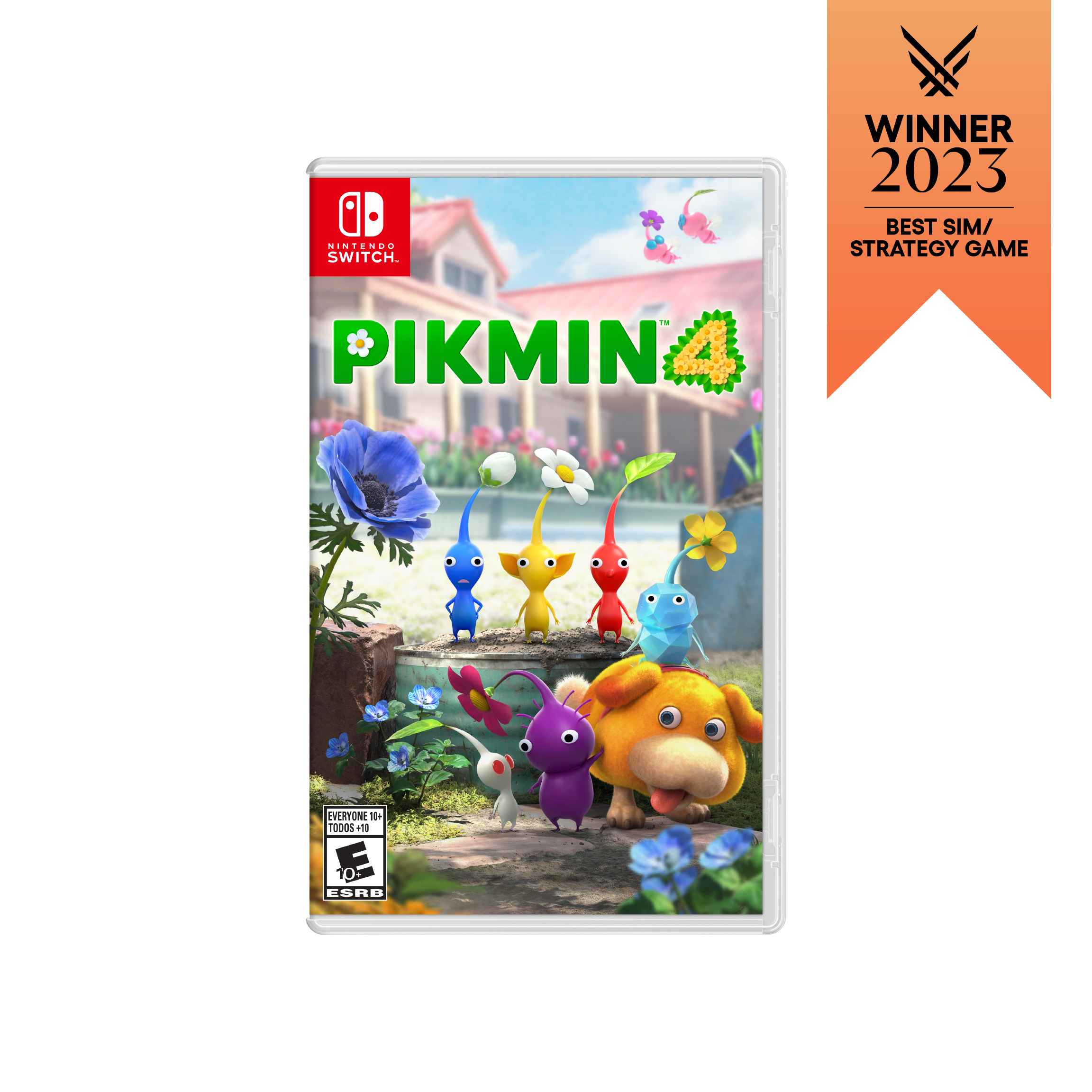 Pikmin 4 with Exclusive Stainless Steel Water Bottle - Nintendo Switch 