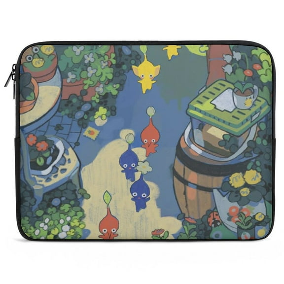 Pikmin Laptop Sleeve Lightweight Computer Cover Bag 10inch Durable Computer Carrying Case for Laptop Notebook