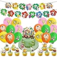 thumbnail image 1 of Pikmin Party Supplies Captain Olimar Video Game Birthday Party Decorations with Happy Birthday Banner Cake Topper Balloons for Kids(2), 1 of 4