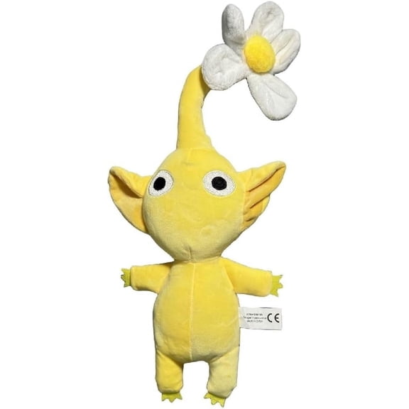 Pikmin Plush, 11.8inch Yellow Pikmin Plushies Toy for Game Fans Gift, Cute Stuffed Animal Doll for Kids Boys and Girls