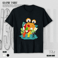 thumbnail image 1 of Pikmin Run Cute Retro Gaming Style Adventure Fan Graphic Design Unisex T-Shirt V19384, up to size 5XL, 1 of 2
