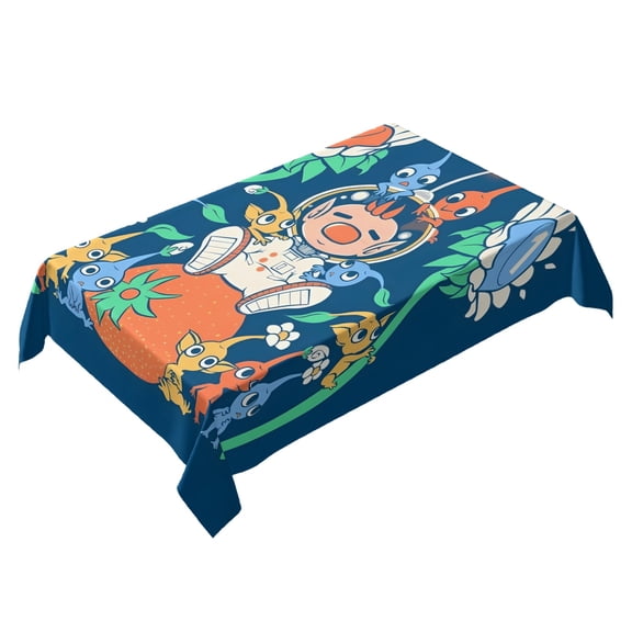 Pikmin Themed Square Tablecloth 54 * 72 Inches Durable Stylish