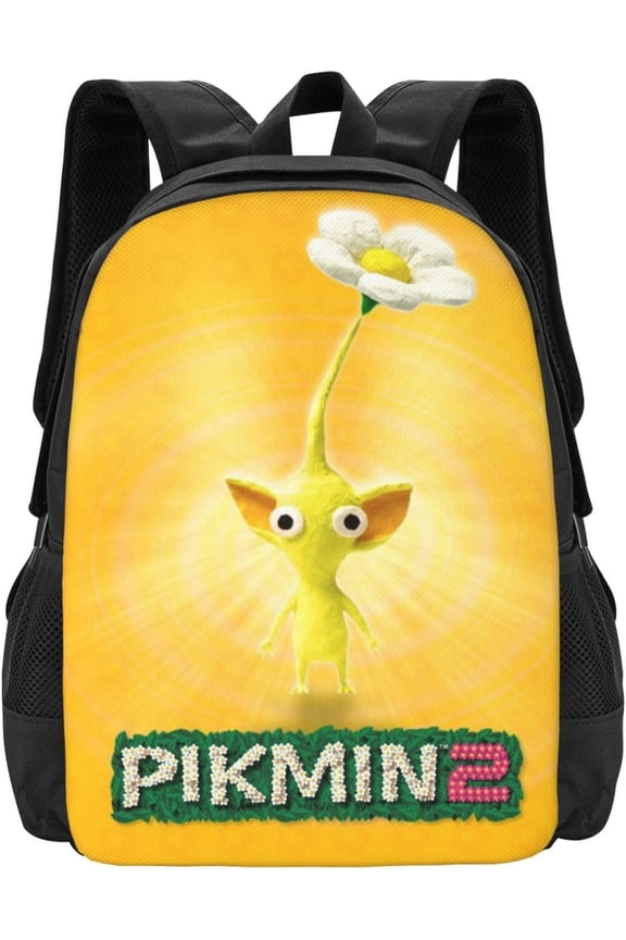 Pikmini Backpack Novelty Game Backpack Casual Travel Backpack Lightweight Laptop Backpack Novelty Game Backpacks Fan Gift