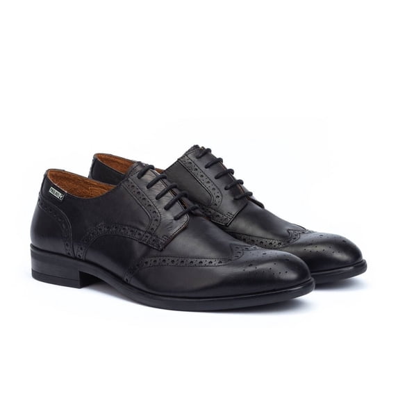 Pikolinos Men's Bristol Wing Tip Black - M7J-4186-BLACK