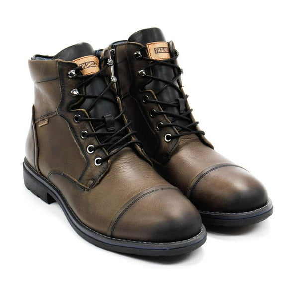 Pikolinos Men's York Leather Boots, Kaki,7.5-8 M US
