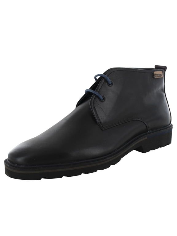 Mens Salou M9M-8148 Chukka Boot, Black/Garnet, 41 M EU / 7.5-8 M US