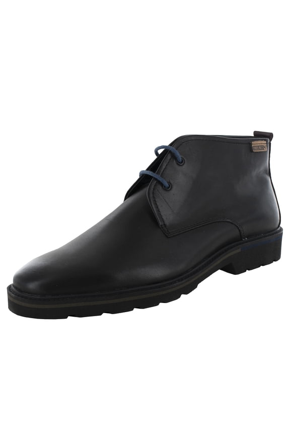 Mens Salou M9M-8148 Chukka Boot, Black/Garnet, 41 M EU / 7.5-8 M US