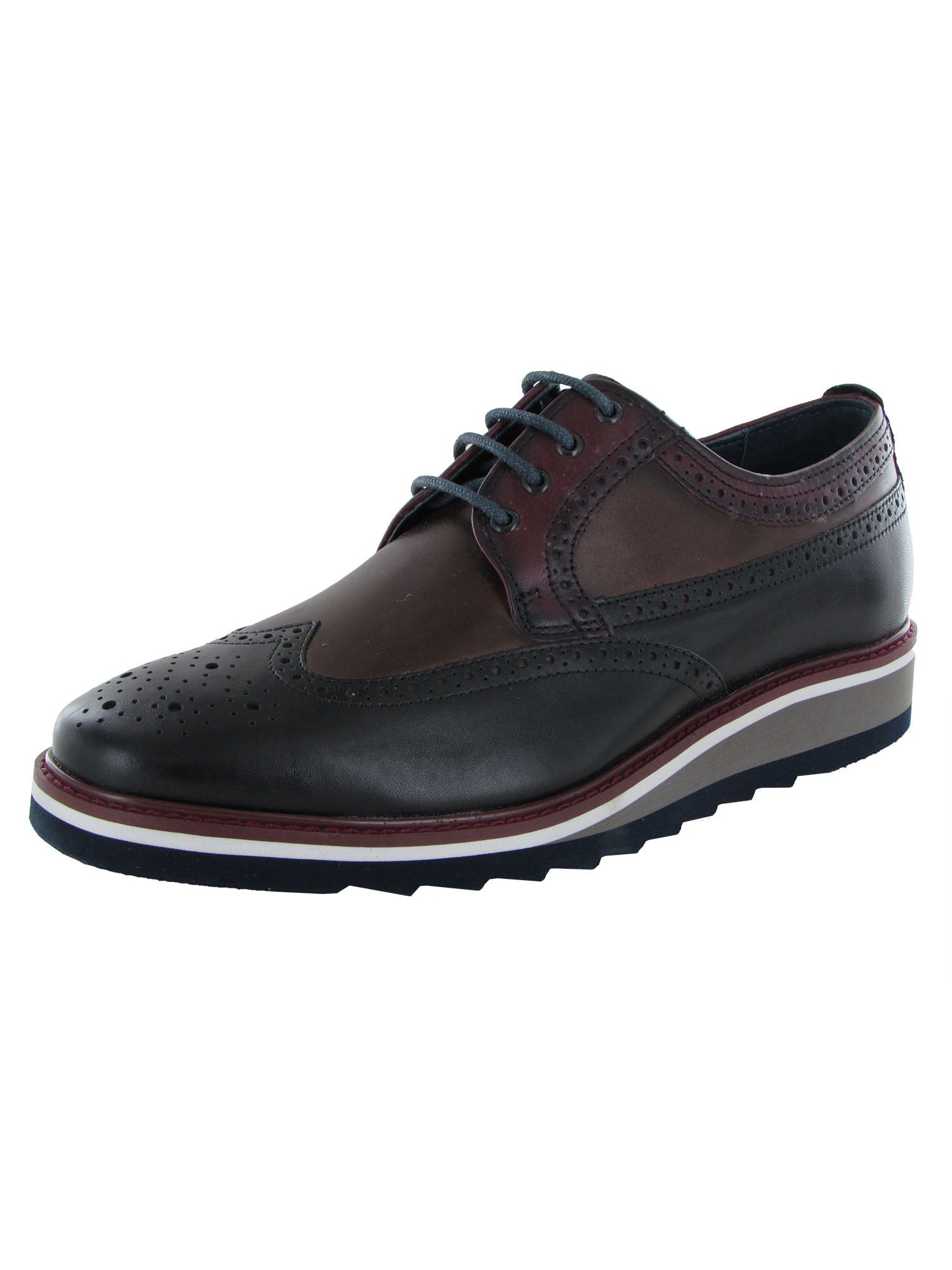 PIKOLINOS Dark Brown Leather Oxfords Women main image 2