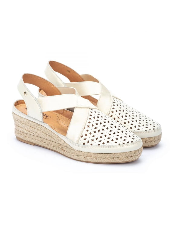 Women's Benidorm Crossed Wedge Sandals Nata - W4A-1546-909